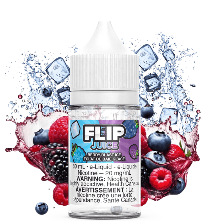 FLIP BAR Salt Nic E-Liquid Berry Blast Ice by Flip Juice Berry Blast Ice by Flip Juice-Yorkton Vape SuperStore Saskatchewan, Canada