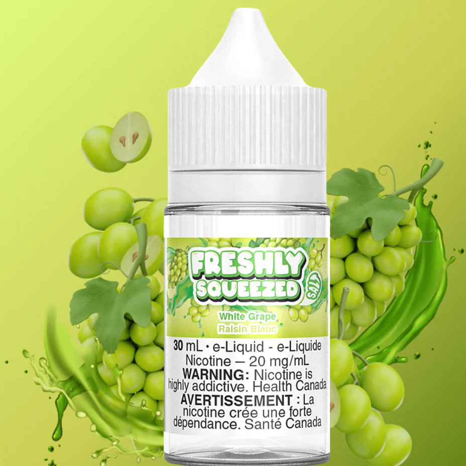 Freshly Squeezed Salt Nic E-Liquid 30ml / 12mg Freshly Squeezed Salt-White Grape Freshly Squeezed Salt-White Grape - Yorkton Vape SuperStore 