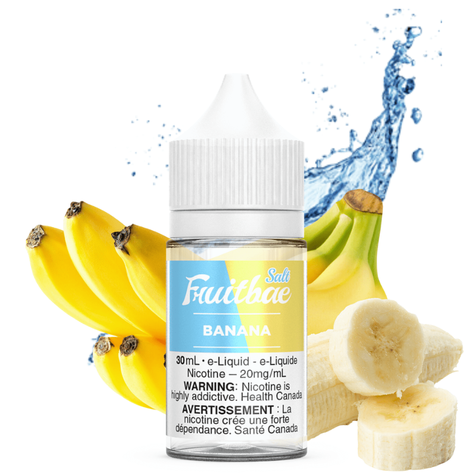 Fruitbae E-Liquid Salt Nic E-Liquid 12mg Banana Salts by Fruitbae E-Liquid Banana Salts by Fruitbae E-Liquid-Yorkton Vape Superstore