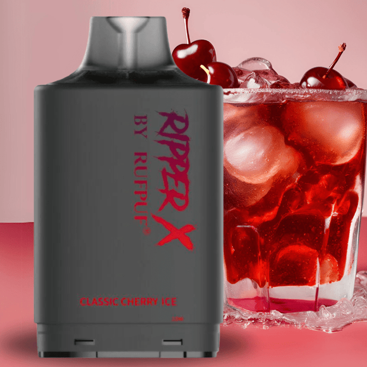 GCORE Closed Pod System RufPuf Ripper X 35K - Classic Cherry Ice RufPuf Ripper X 35K - Classic Cherry Ice - Yorkton Vape Superstore