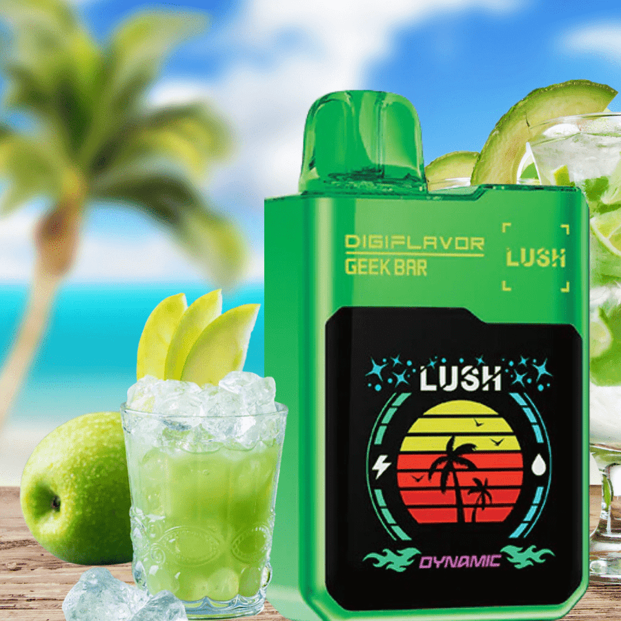 Geek Bar Digiflavor Lush 20k Disposable Vape-Green Apple Ice Vape Superstore Yorkton Saskatchewan
