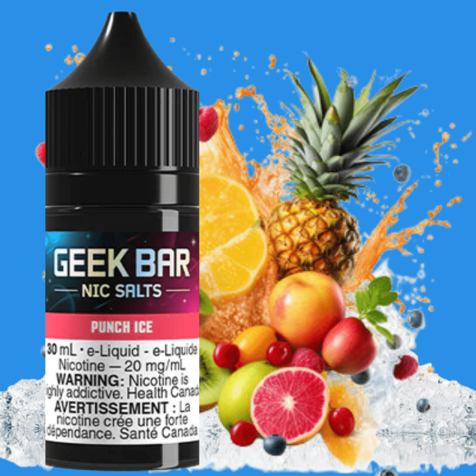 Geek Bar Nic Salt-Punch Ice Vape Superstore Yorkton Saskatchewan
