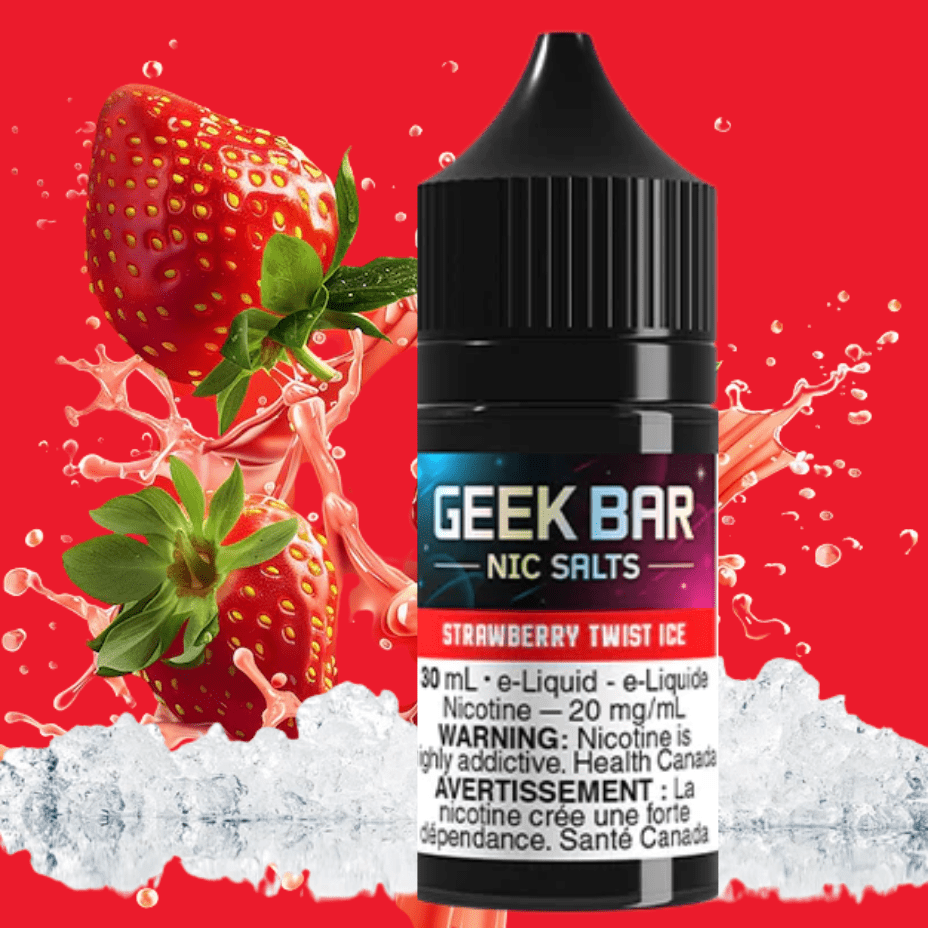 Geek Bar Nic Salt-Strawberry Twist Ice Vape Superstore Yorkton Saskatchewan