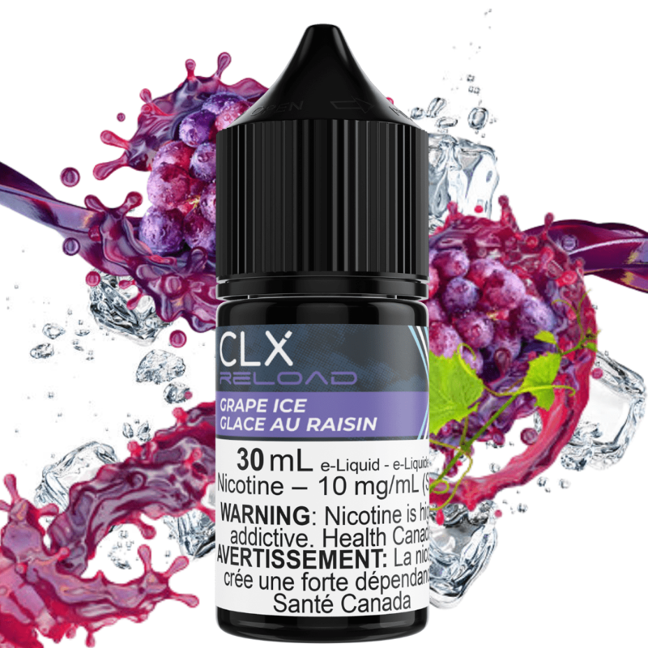 Grape Ice Salt by CLX Reload E-Liquid Vape Superstore Yorkton Saskatchewan