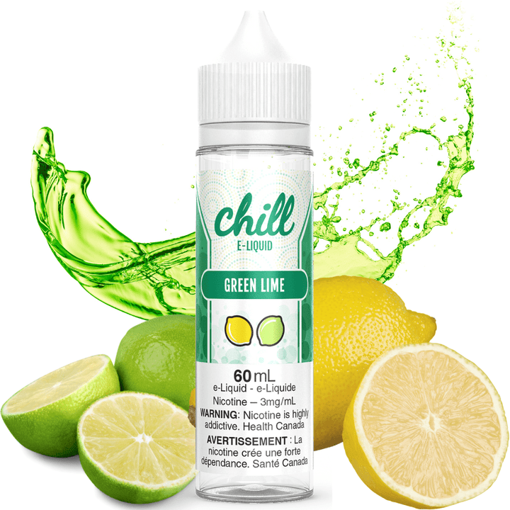 Green Lime by Chill E-Liquid 3mg Vape Superstore Yorkton Saskatchewan