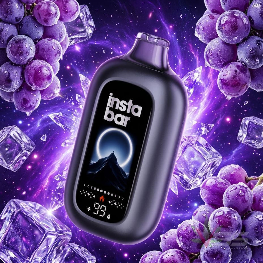 Insta Bar 120K Disposable Vape - Grape Ice 120000 / 20mg Vape Superstore Yorkton Saskatchewan