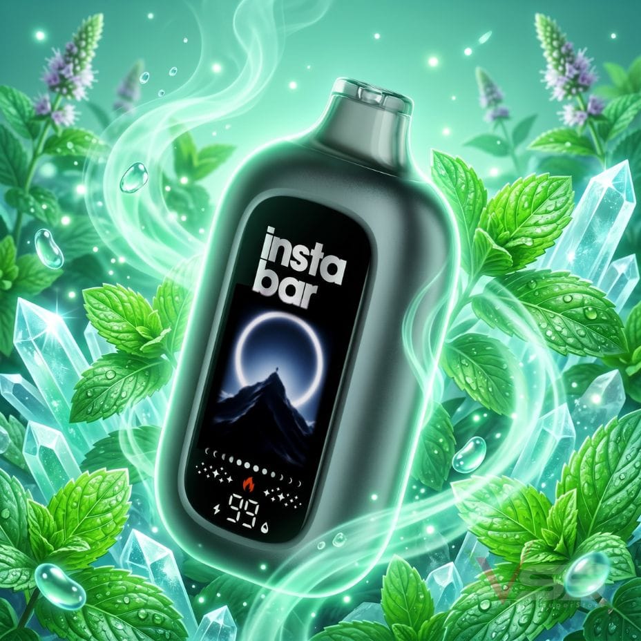 Insta Bar 120K Disposable Vape - Mint 120000 / 20mg Vape Superstore Yorkton Saskatchewan