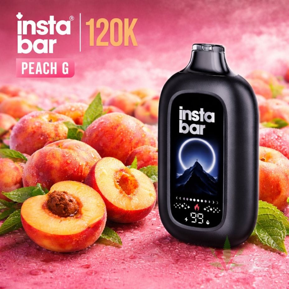 Insta Bar 120K Disposable Vape - Peach G 120000 / 20mg Vape Superstore Yorkton Saskatchewan