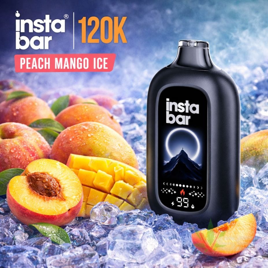Insta Bar 80K Disposable Vape - Peach Mango Ice 120000 / 20mg Vape Superstore Yorkton Saskatchewan