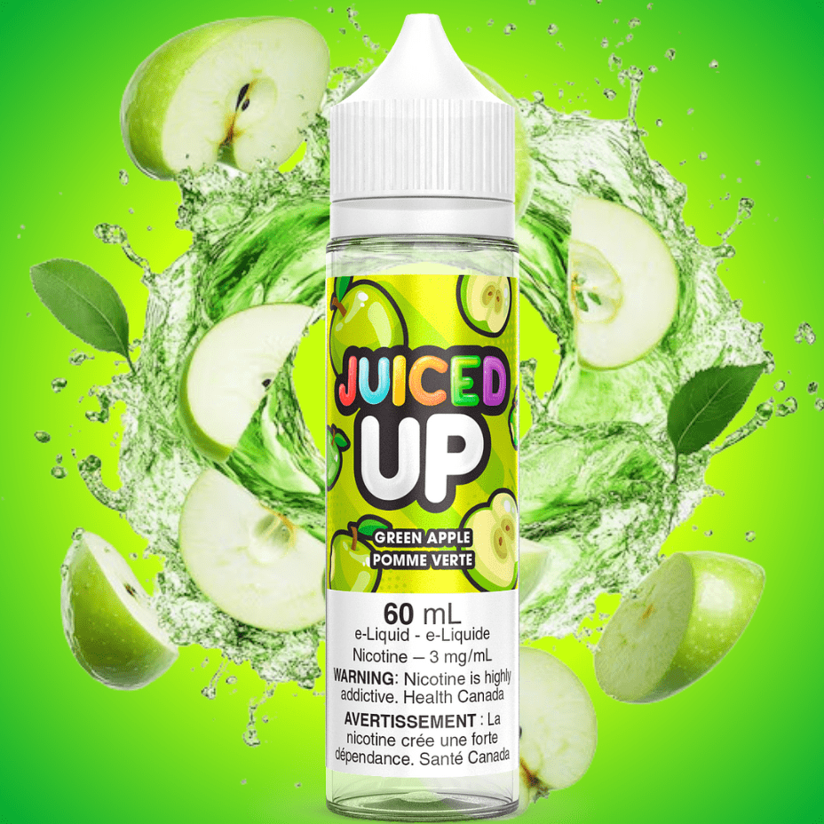 Juiced Up E-liquid - Green Apple In Saskatchewan, Canada - Yorkton Vape SuperStore-Vapexcape Juiced Up E-liquid - Green Apple In Saskatchewan, Canada - Yorkton Vape SuperStore-Vapexcape