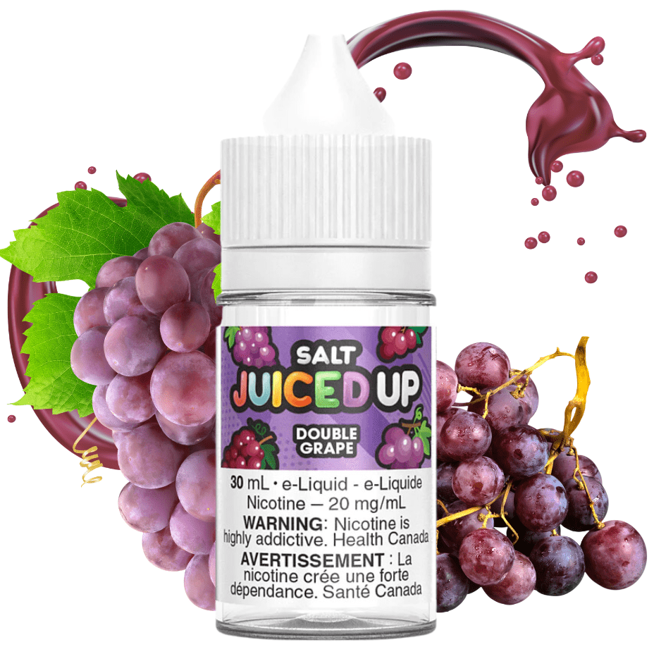 Juiced Up E-liquid Salt Nic E-Liquid 12mg Double Grape Salts by Juiced Up E-Liquid Green Apple Salts by Juiced Up E-Liquid-Yorkton Vape Superstore