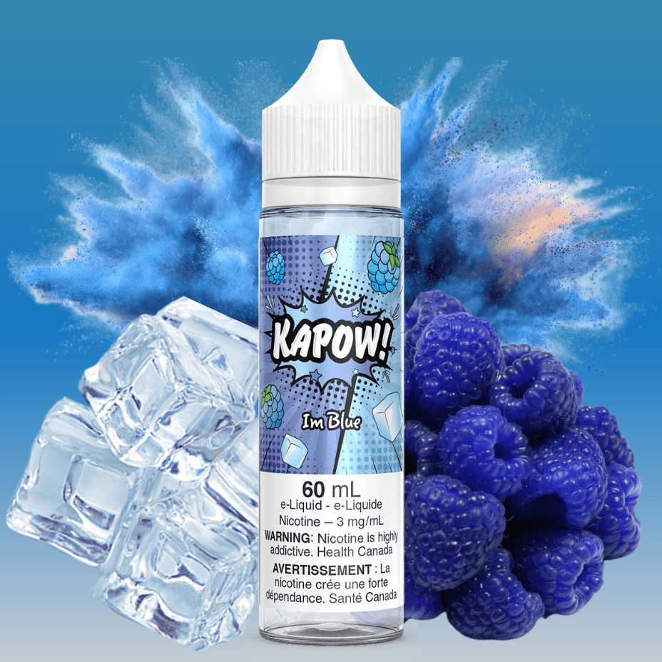 Kapow E-Liquid - Im Blue 60ml / 3mg Vape Superstore Yorkton Saskatchewan