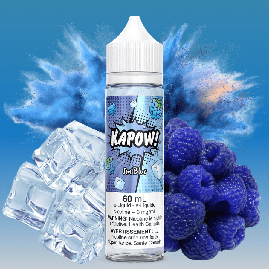 Kapow E-Liquid - Im Blue 60ml / 3mg Vape Superstore Yorkton Saskatchewan