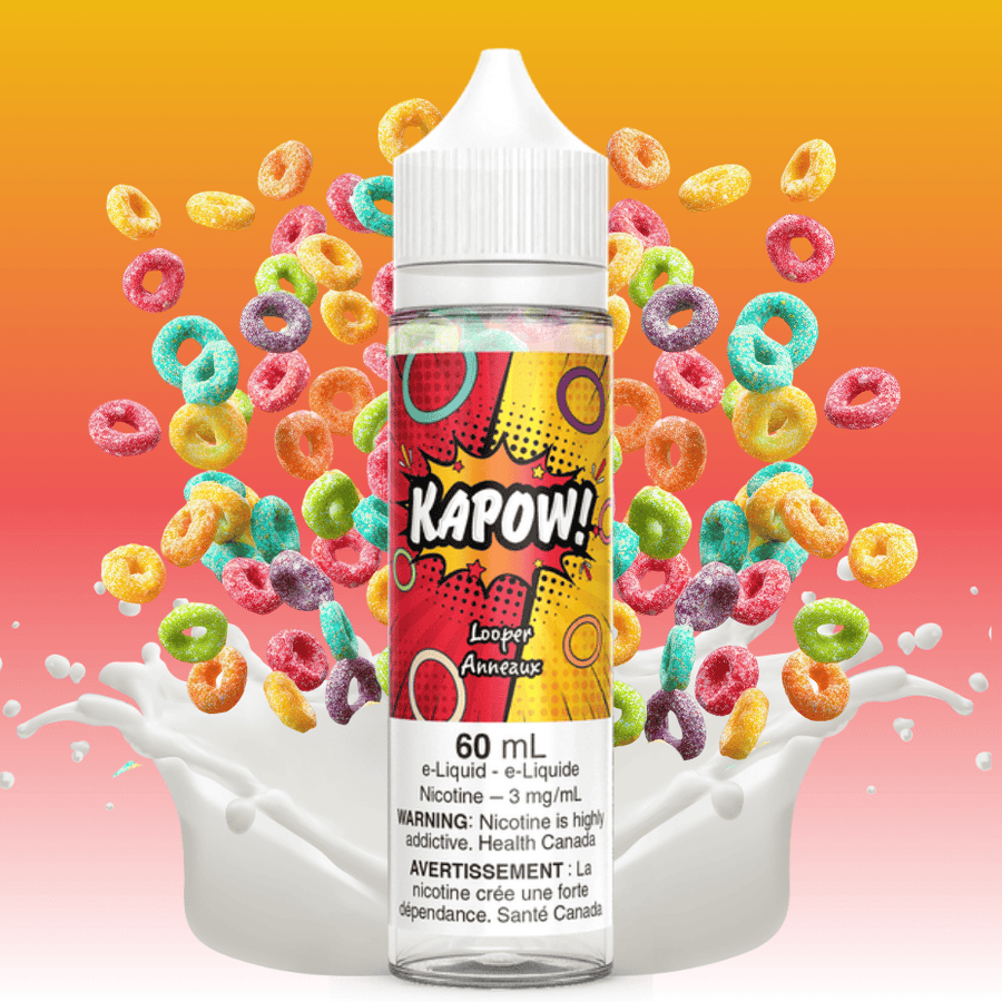 Kapow E-Liquid - Looper 60ml / 3mg Vape Superstore Yorkton Saskatchewan