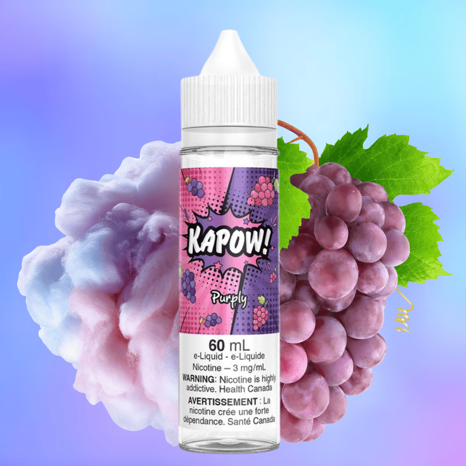 Kapow E-Liquid - Purply 60ml / 3mg Vape Superstore Yorkton Saskatchewan