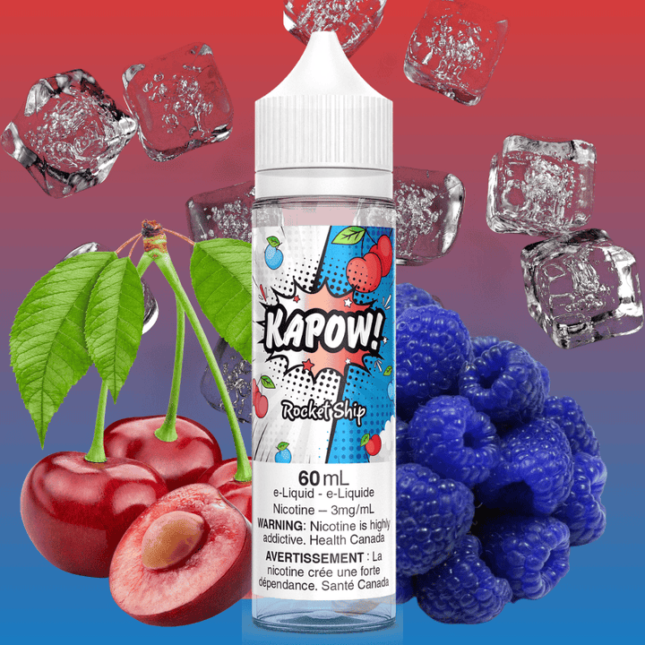 Kapow E-Liquid - Rocket Ship 60ml / 3mg Vape Superstore Yorkton Saskatchewan