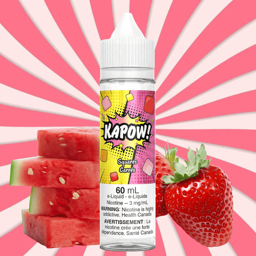 Kapow E-Liquid - Squares 60ml / 3mg Vape Superstore Yorkton Saskatchewan