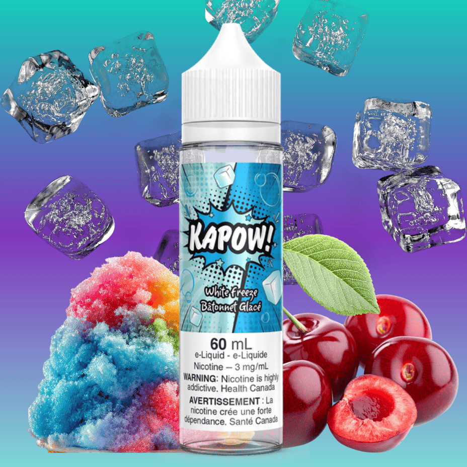 Kapow E-Liquid - White Freeze Vape Superstore Yorkton Saskatchewan