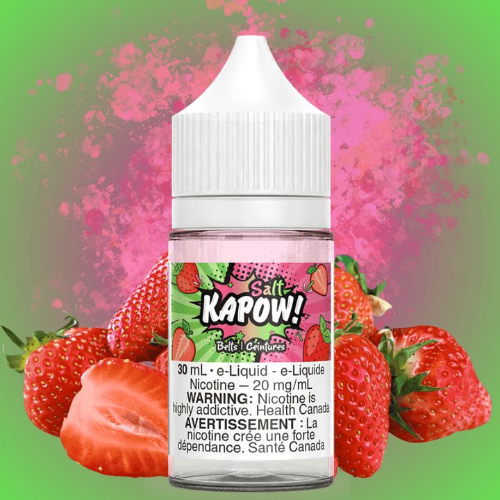 Kapow Salt - Belts 30ml / 12mg Vape Superstore Yorkton Saskatchewan