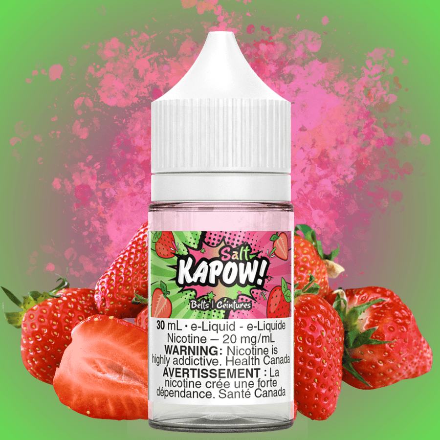 Kapow Salt - Belts 30ml / 12mg Vape Superstore Yorkton Saskatchewan