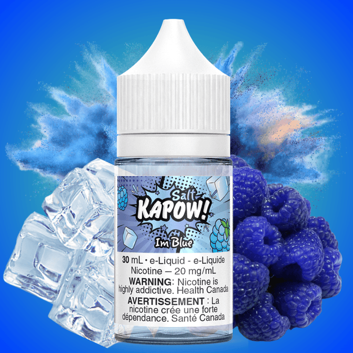 Kapow Salt - Im Blue 30ml / 12mg Vape Superstore Yorkton Saskatchewan