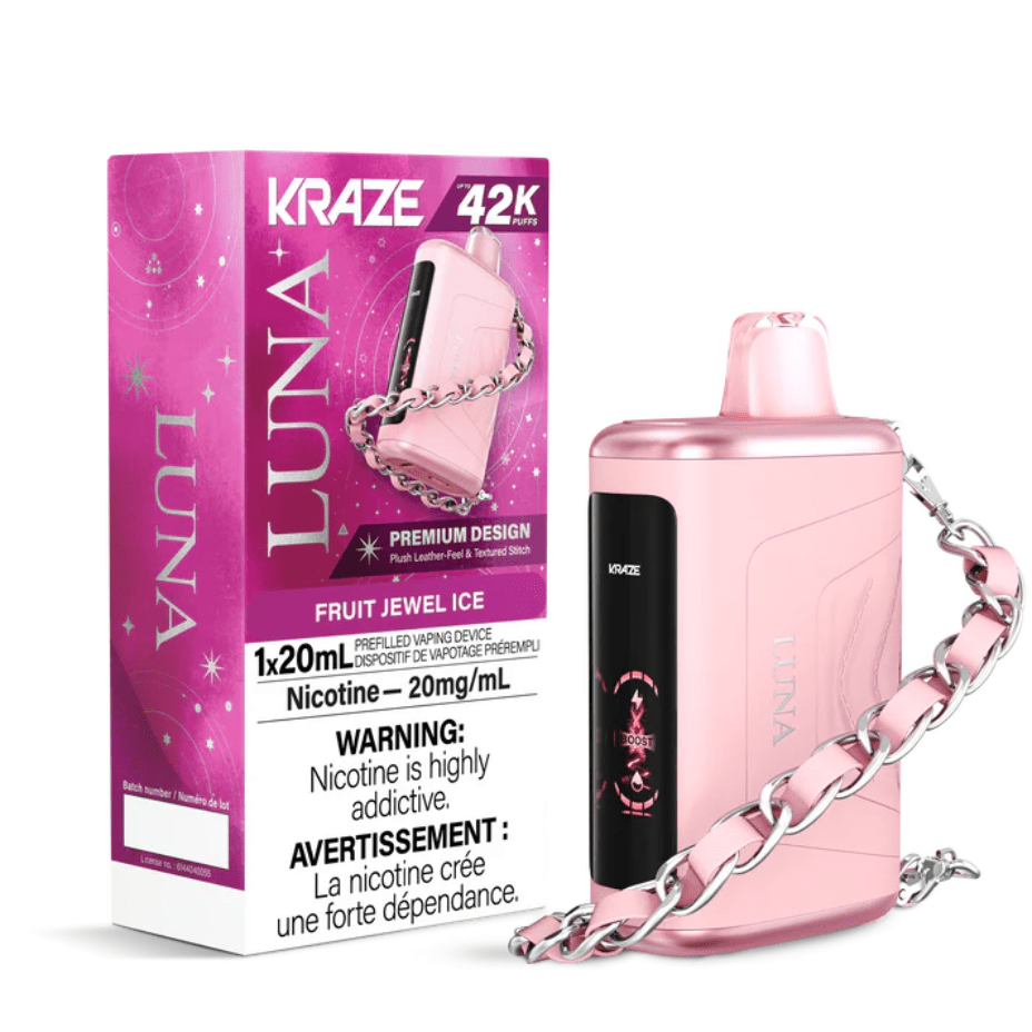 Kraze Disposables Disposable Vape Kraze Luna Disposable Vape-Fruit Jewel Ice Kraze Luna Disposable Vape-Fruit Jewel Ice in Canada