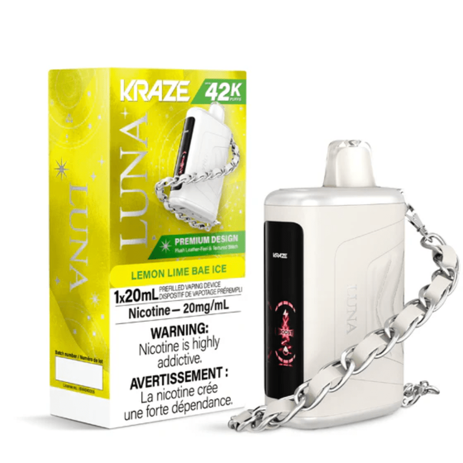 Kraze Disposables Disposable Vape Kraze Luna Disposable Vape-Lemon Lime Bae Ice Kraze Luna Disposable Vape-Lemon Lime Bae Ice in Canada
