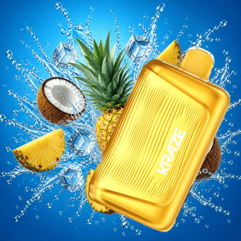Kraze Giga 150K Disposable Vape - Pina Colada Ice Vape Superstore Saskatchewan Canada