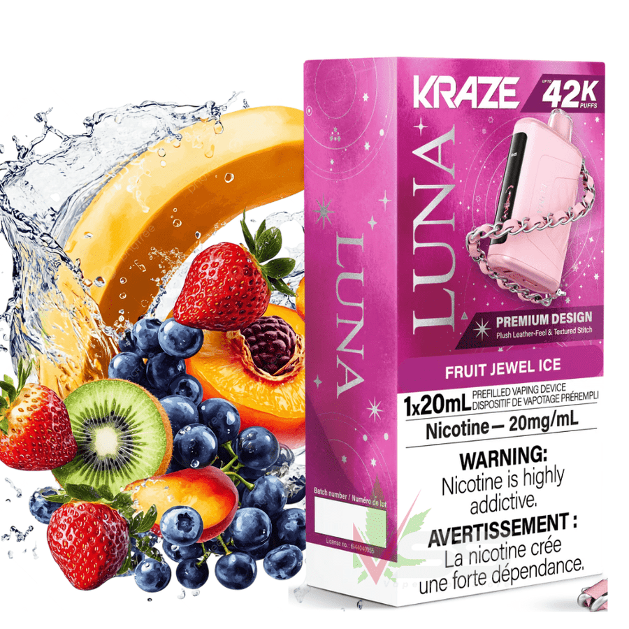 Kraze Luna 42k Disposable Vape-Fruit Jewel Vape Superstore Yorkton Saskatchewan