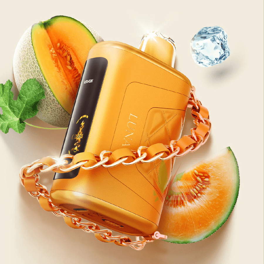 Kraze Luna 42k Disposable Vape-Golden Cantaloupe Ice Vape Superstore Yorkton Saskatchewan