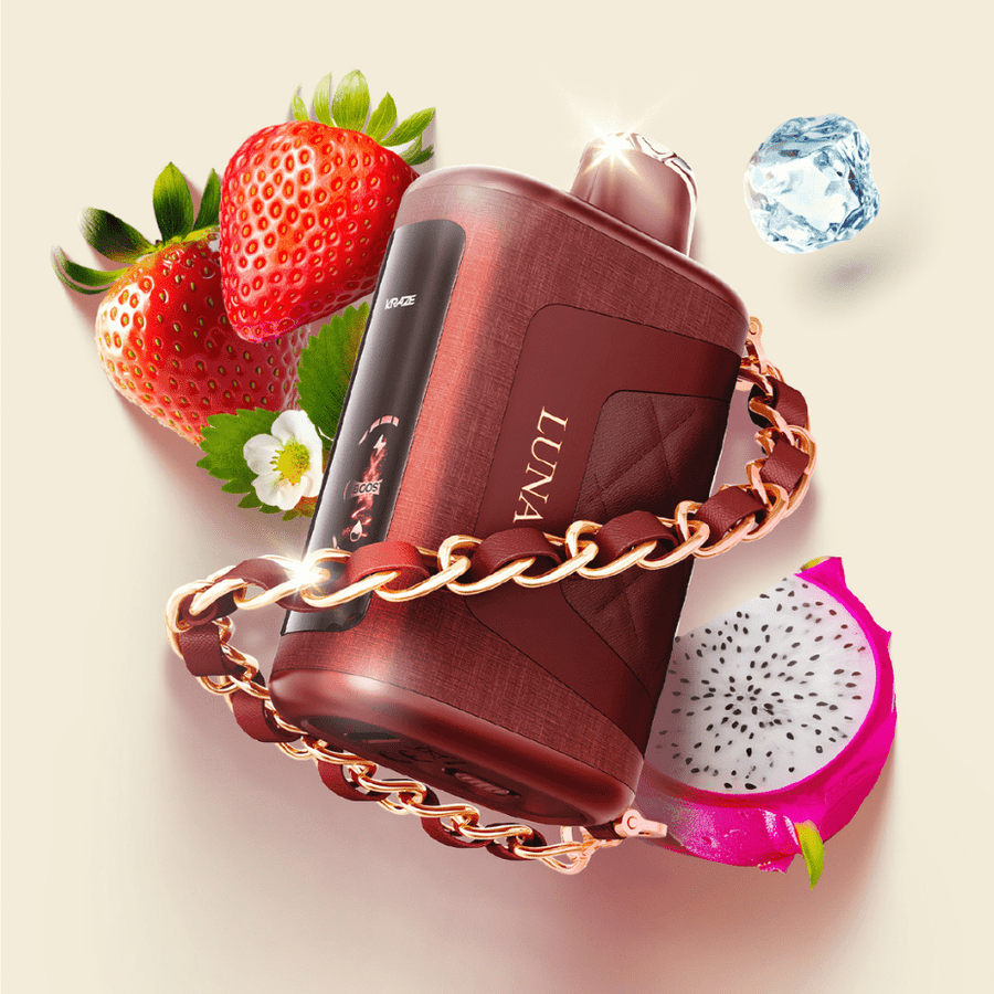 Kraze Luna 42k Disposable Vape - Sassy Strawberry Dragonfruit Ice Vape Superstore Yorkton Saskatchewan