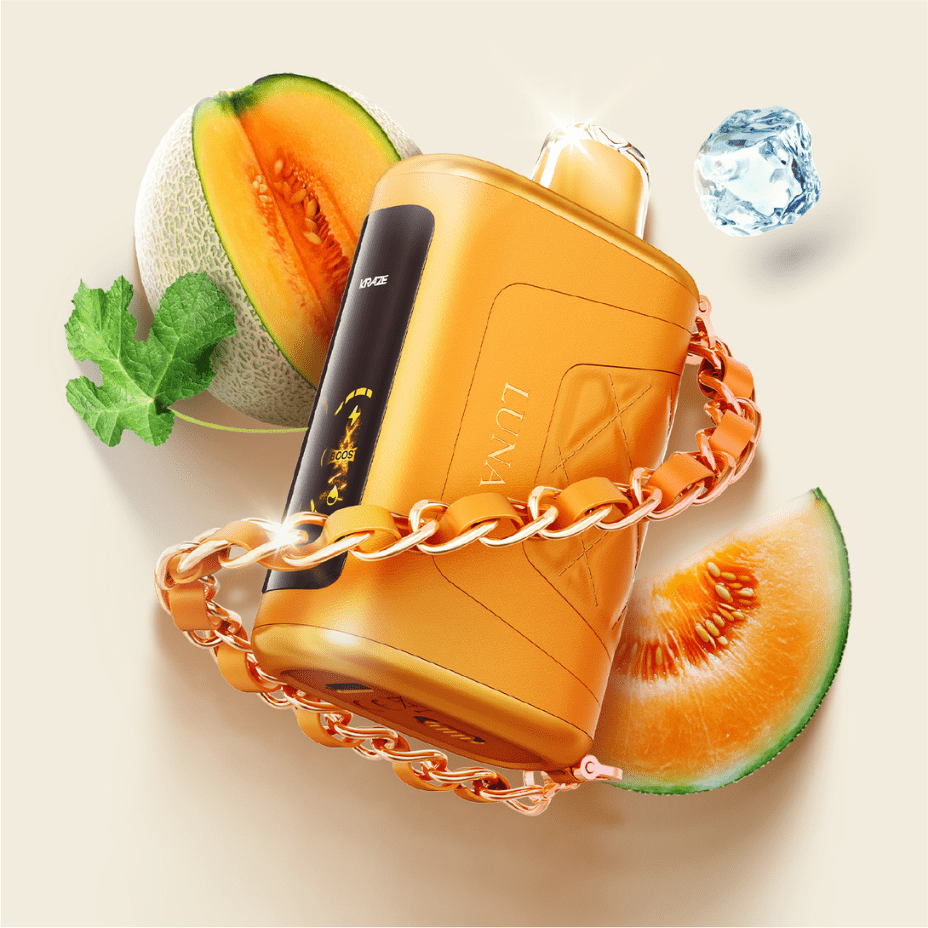 Kraze Luna Disposable Vape-Golden Cantaloupe Ice Vape Superstore Yorkton Saskatchewan
