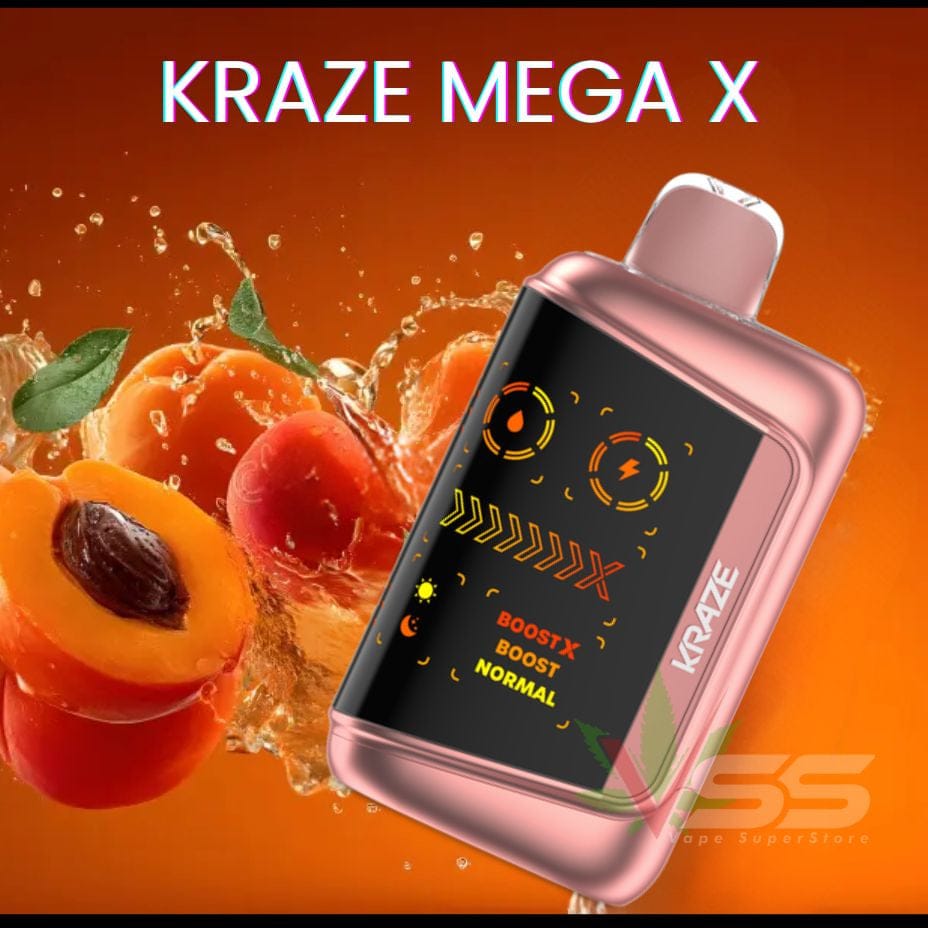 Kraze Mega X 48K - Juicy Peach Ice Vape Superstore Yorkton Saskatchewan