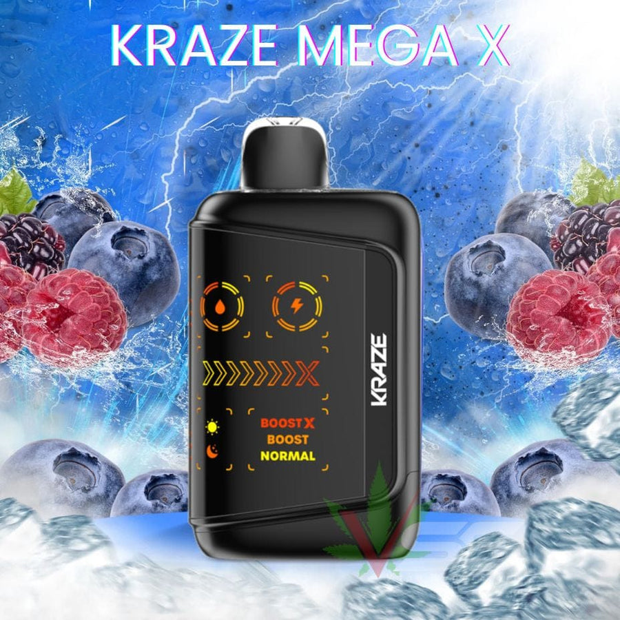 Kraze Mega X 48K - Quad Berry Ice Vape Superstore Yorkton Saskatchewan