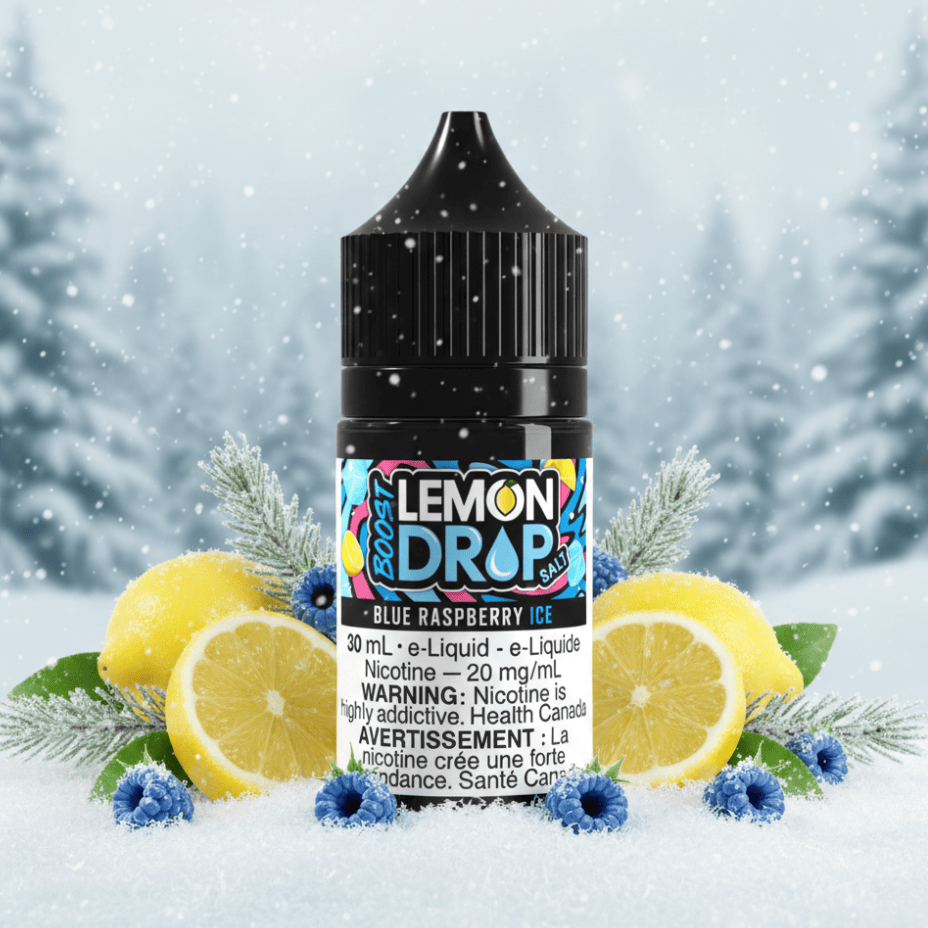 Lemon Drop Boost Salt 30ml - Blue Raspberry Ice 30mL / 20mg Vape Superstore Yorkton Saskatchewan