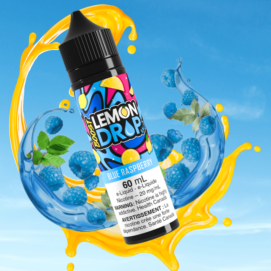 Lemon Drop Boost Salt 60ml - Blue Raspberry Vape Superstore Yorkton Saskatchewan
