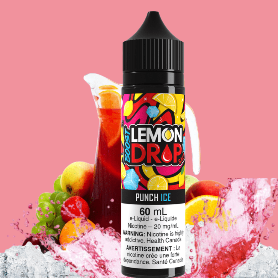 Lemon Drop Boost Salt 60ml-Punch Ice Vape Superstore Yorkton Saskatchewan