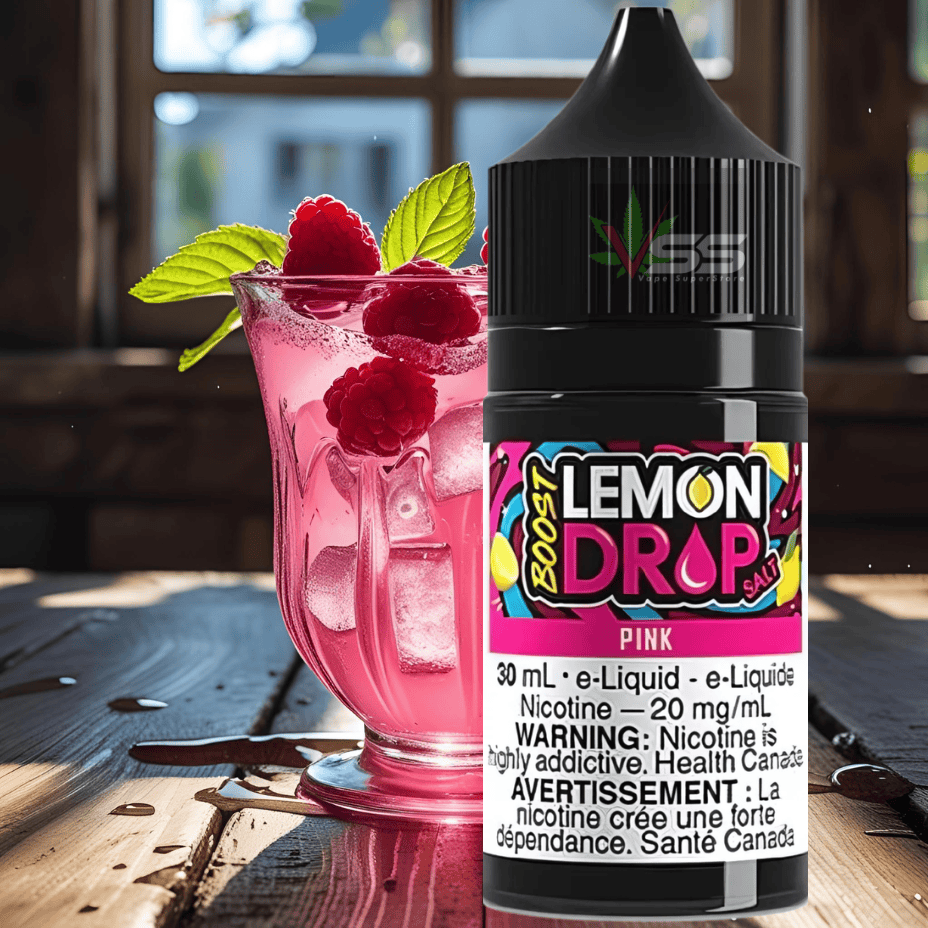 Lemon Drop Boost Salt - Pink Vape Superstore Yorkton Saskatchewan