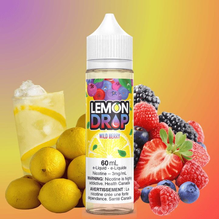 Lemon Drop E-Liquid - Wild Berry Vape Superstore Yorkton Saskatchewan