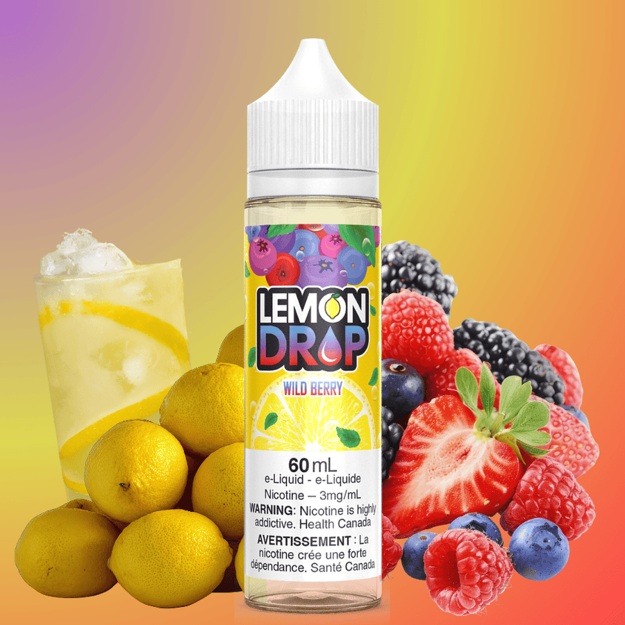 Lemon Drop E-Liquid - Wild Berry Vape Superstore Yorkton Saskatchewan