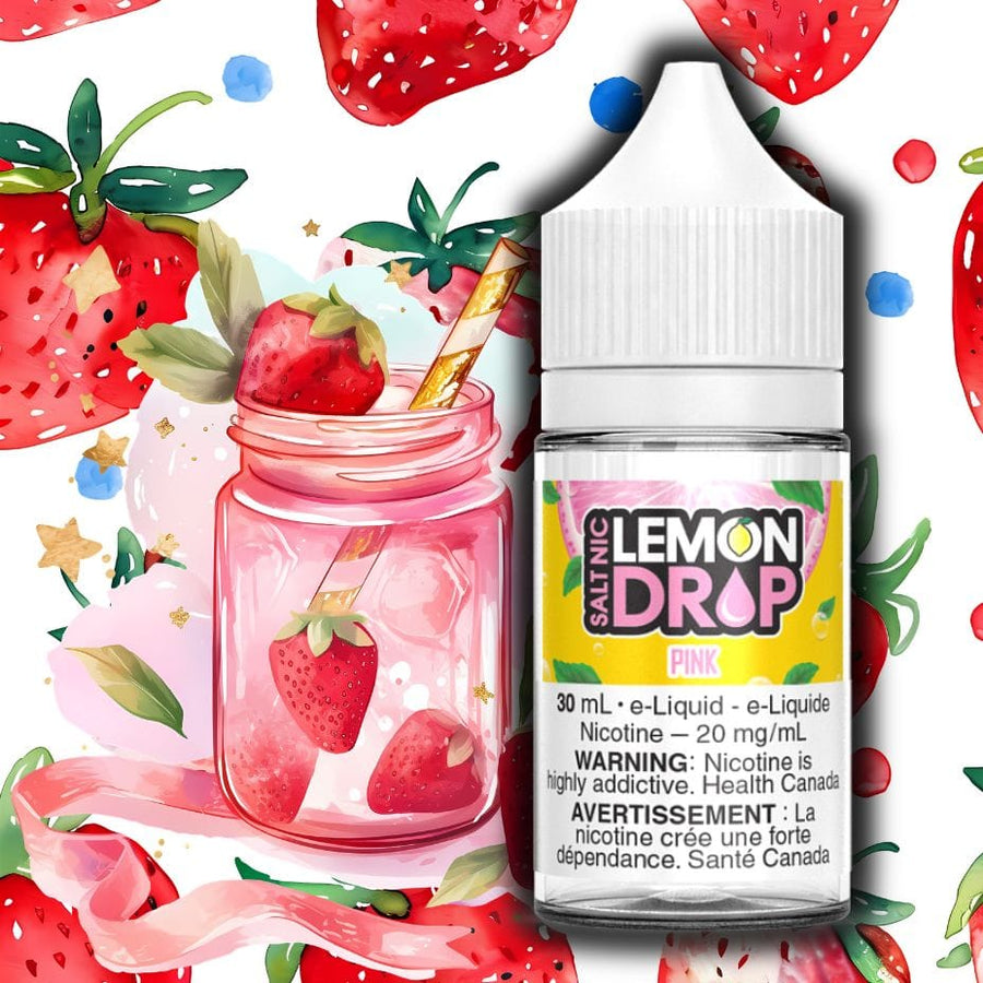 Lemon Drop Salt - Pink Vape Superstore Yorkton Saskatchewan