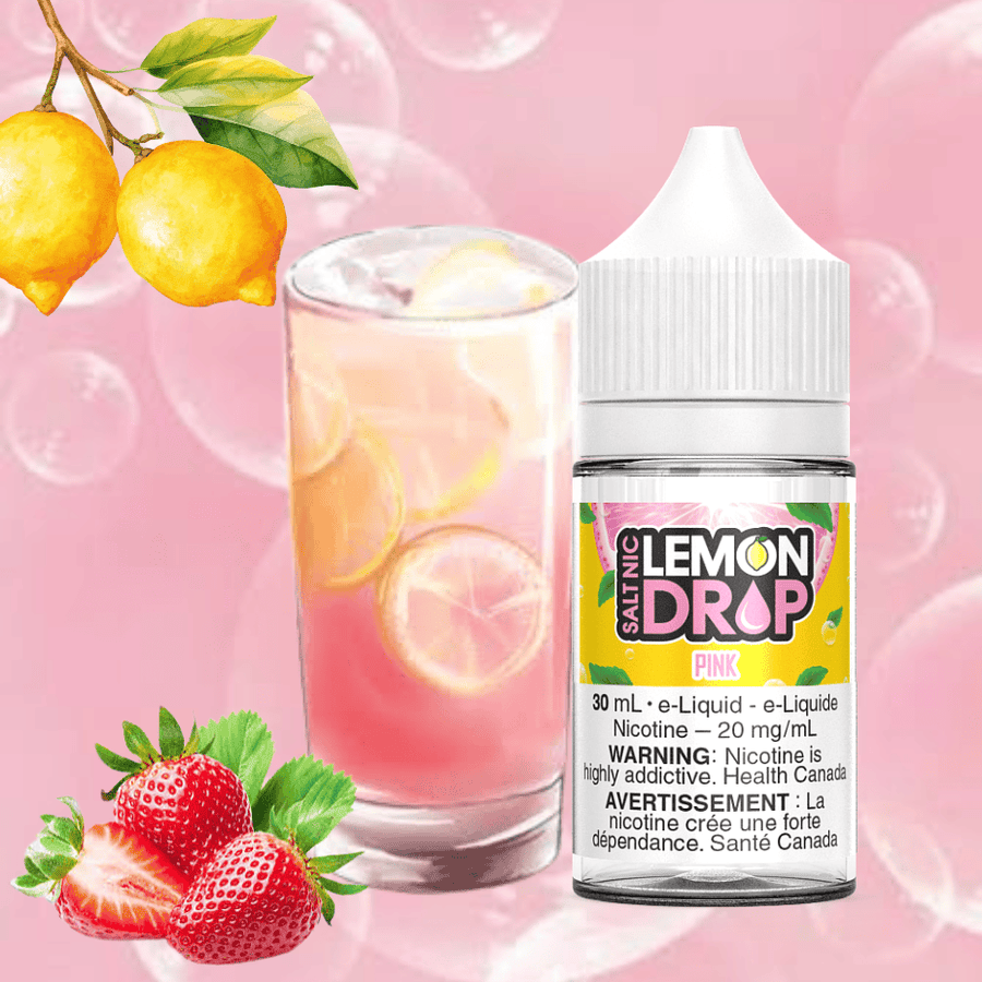 Lemon Drop Salt - Pink Vape Superstore Yorkton Saskatchewan