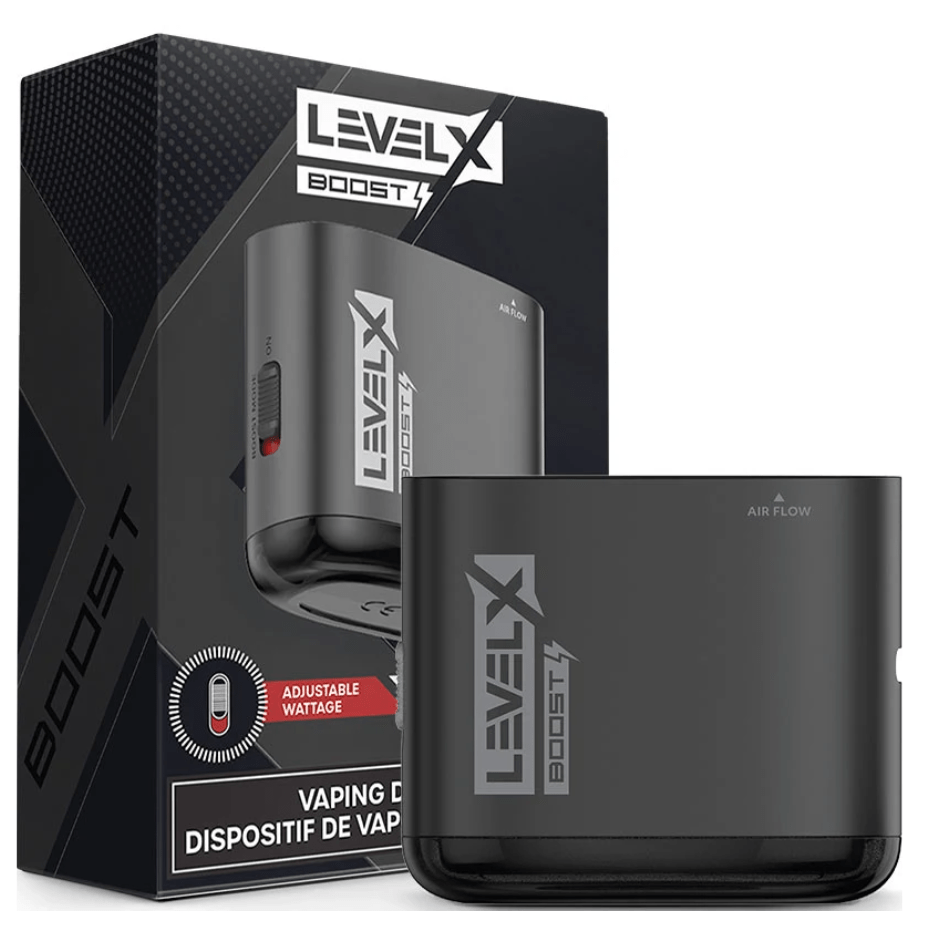 Level X Closed Pod System 850mAh / Black Level X Boost Battery-850mAh Level X Boost Battery-850mAh -Buy 2 Pods-Get a Free Boost Battery