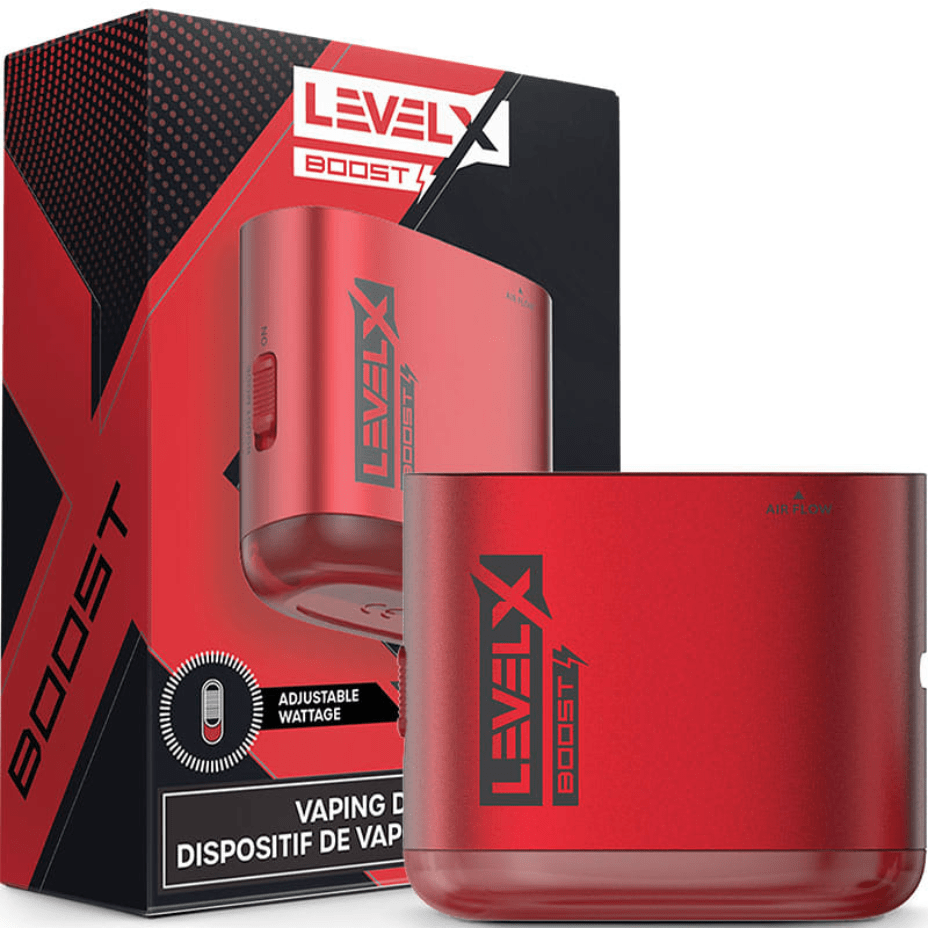 Level X Closed Pod System 850mAh / Red Level X Boost Battery-850mAh Level X Boost Battery-850mAh -Buy 2 Pods-Get a Free Boost Battery
