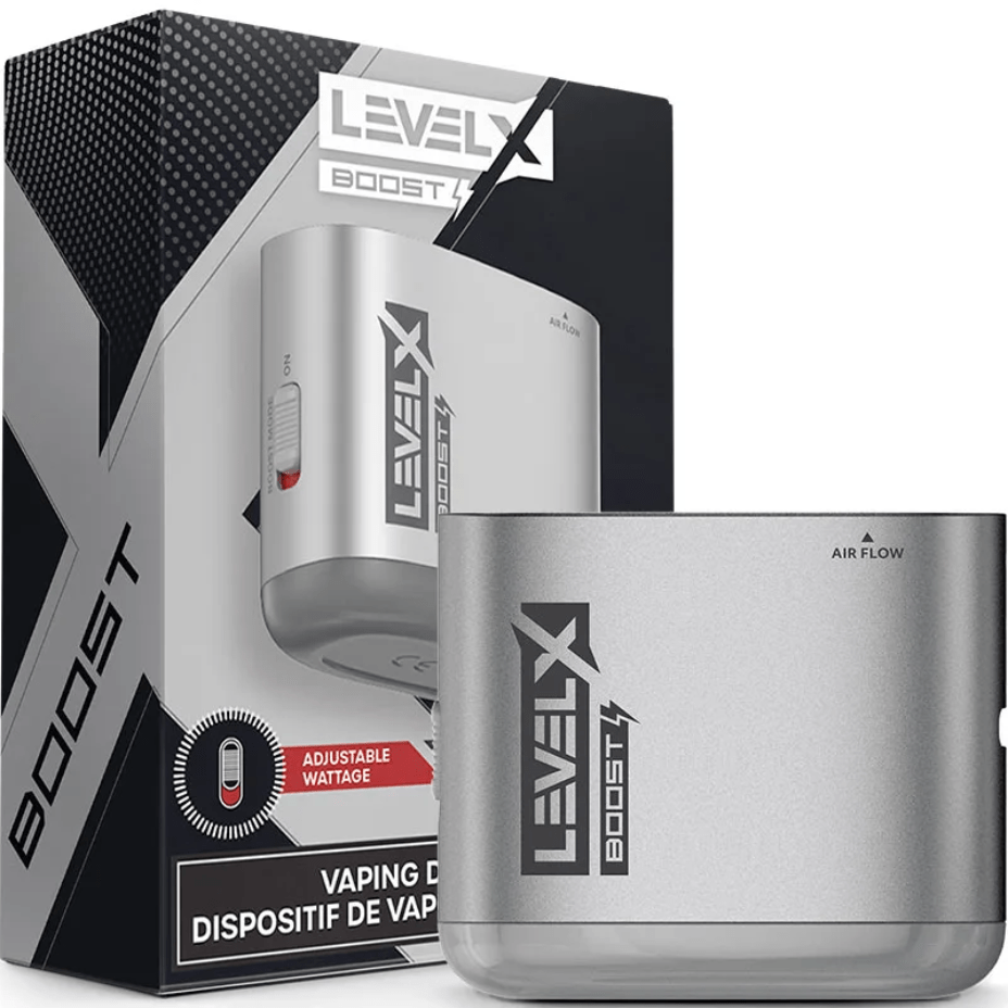 Level X Closed Pod System 850mAh / Silver Level X Boost Battery-850mAh Level X Boost Battery-850mAh -Buy 2 Pods-Get a Free Boost Battery