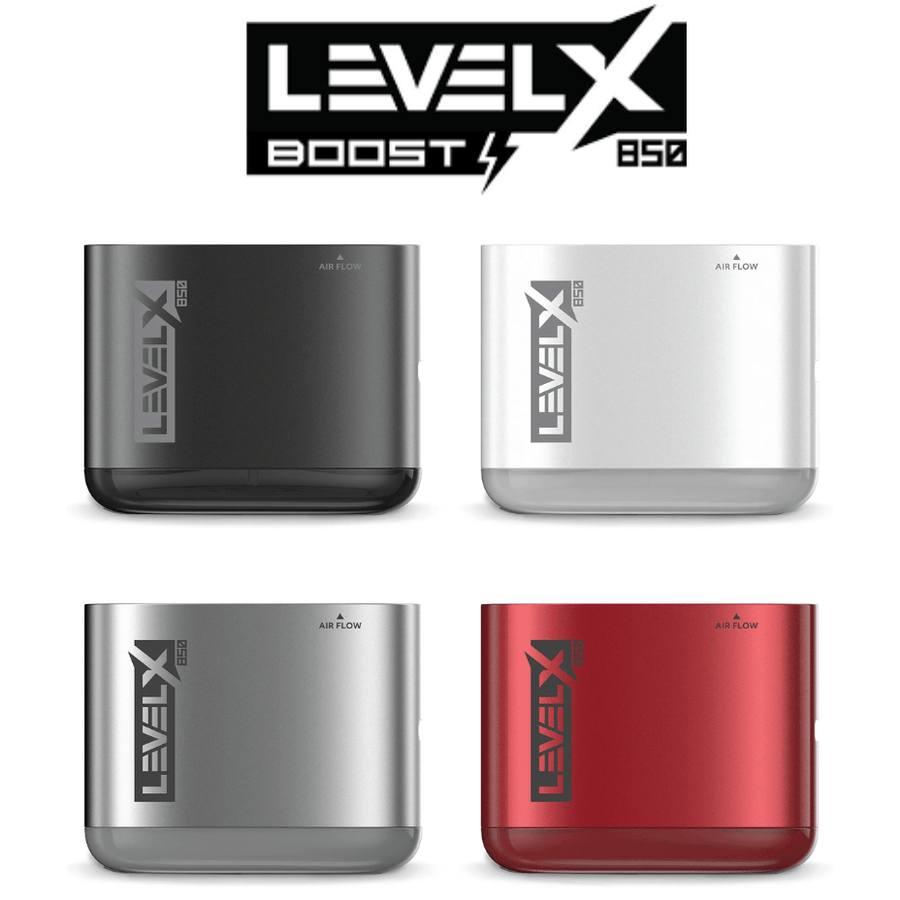 Level X Closed Pod System Level X Boost Battery-850mAh Level X Boost Battery-850mAh -Buy 2 Pods-Get a Free Boost Battery