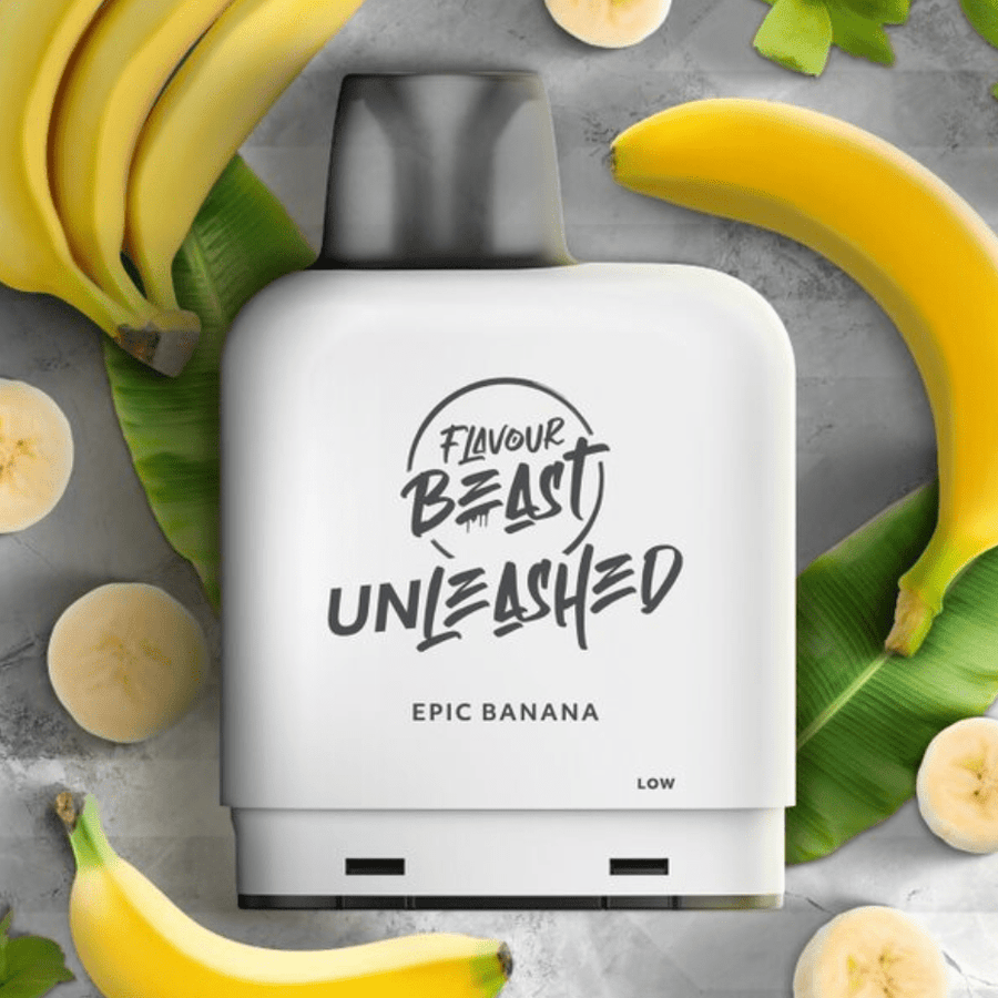 Level X Closed Pod Systems 20mg / 7000 Puffs Level X Flavour Beast Unleashed Pod-Epic Banana Level X Flavour Beast Unleashed Pod-Epic Banana-Yorkton Vape Store