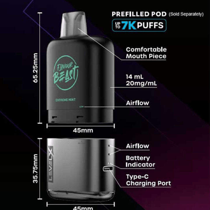 Level X Closed Pod Systems Level X Pod System Device Kit Level X Pod System Device Kit-Yorkton Vape SuperStore & Bong Shop
