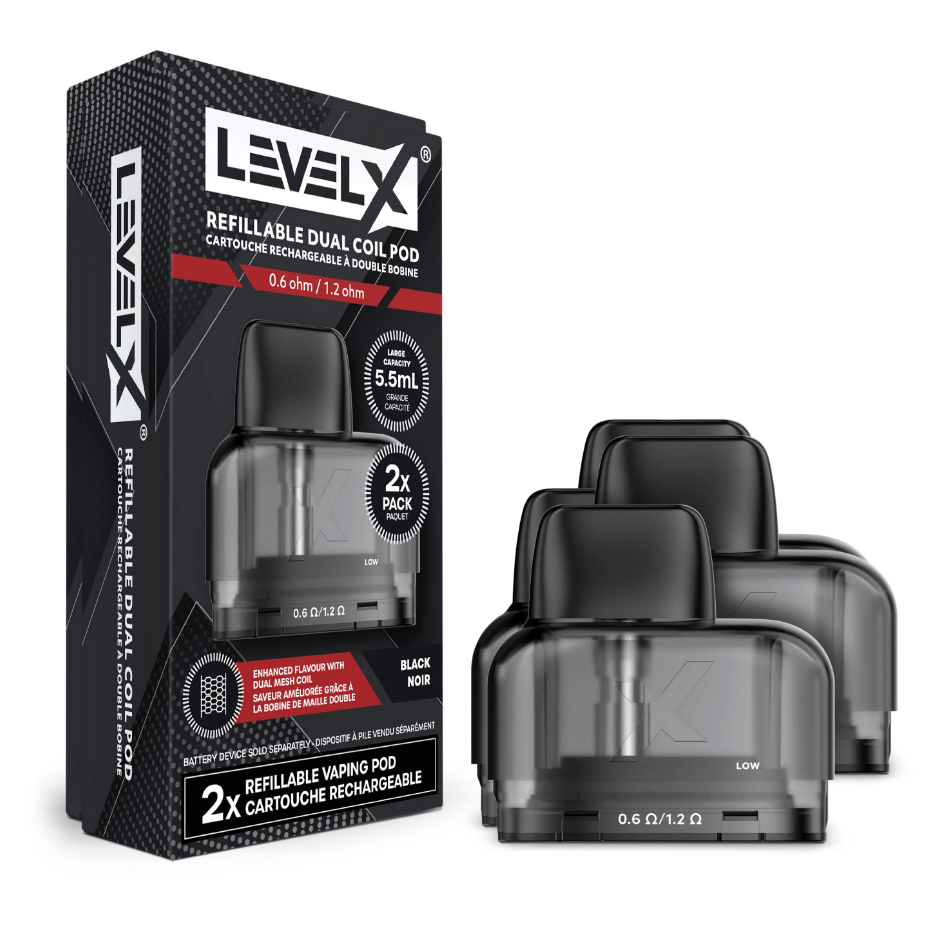 Level X Refillable Pods - 2/pkg Vape Superstore Yorkton Saskatchewan