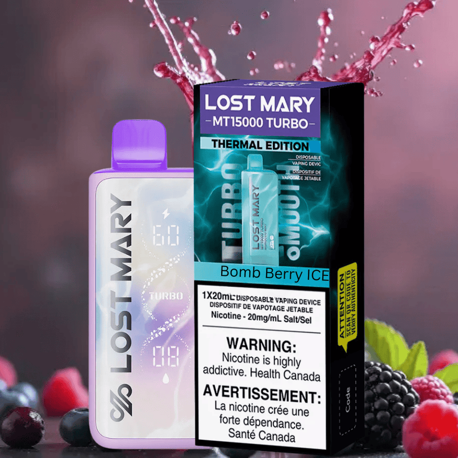 Lost Mary MT50K Turbo Disposable Vape-Berry Bomb Ice Vape Superstore Yorkton Saskatchewan
